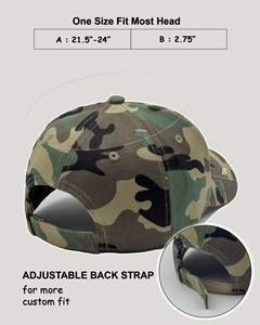 Unisexe pour Multicam Style Casquette de baseball Sporty Camouflage Chapeau pour hommes et femmes pour la chasse Pêche Camping Sports - Product Image 3