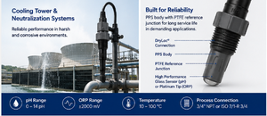 Électrodes DryLoc pH ORP 2734 2736 pour le traitement de l'eau, les processus industriels, la surveillance chimique et des eaux usées - Product Image 5