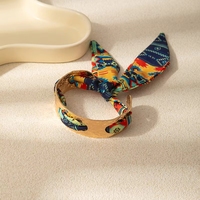 Brazalete de Metal con Cinta Estampada Desmontable, Chapado en Oro de 18K, Antideslustre, para Mujer, Joyería Boho de Moda 2026