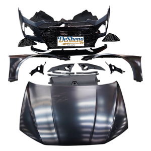 Kit de <span class=keywords><strong>Tuning</strong></span> de Alta Gama, para <span class=keywords><strong>Audi</strong></span> <span class=keywords><strong>A6</strong></span> Avant <span class=keywords><strong>Allroad</strong></span>, Actualización a Kit de Carrocería RS6, Parachoques Delantero, Faros LED, Capó, Parrilla, Guardabarros, Superventas - Product Image 2