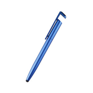 Logo personnalisé Support de téléphone intelligent avec écran tactile Stylet Stylos à bille en plastique - Product Image 5