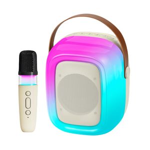 Micrófono de <span class=keywords><strong>Karaoke</strong></span> inalámbrico portátil Big Bass LED Light RGB Portable Home Party Altavoz inalámbrico Bluetooth - Product Image 2