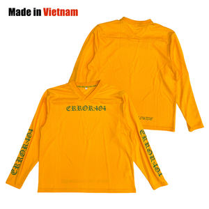 Camiseta de Fútbol Americano Clásica Personalizada de Manga Larga, Estilo Urbano, Malla Transpirable, Ajuste Holgado, para Club Juvenil, Talla Grande - Product Image 1