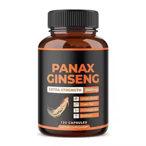 Cápsulas de Ginseng Personalizadas con Etiqueta OEM ODM, Cápsulas de Extracto de Ginseng, Cápsulas de Ginseng Masculino 5 en 1 - Product Image 1
