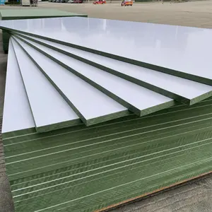 Factory price waterproof HMR moisture-proof HDF melamine MDF board green Moisture Resistant MDF