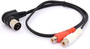 Adaptateur de câble RCA de qualité professionnelle 50 Cm/1.6 FT Din 5 broches prise mâle Din à Angle droit à 90 degrés pour Bang Olufsen Naim Quad - Product Image 2