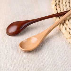 Cuchara de Miel, Cuchara de Café, Cuchara Redonda con Mango de Madera, Cuchara para Remover, Cuchara para Dim Sum, Cuchara Japonesa de Madera, Venta al por Mayor - Product Image 5