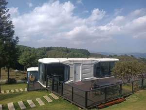 Structure en acier, vaisseau spatial, contemporain, imperméable, utilisation hôtelière - Product Image 1