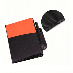 Set di Cartellini Rossi e Gialli per Arbitro di Calcio con <span class=keywords><strong>Portafoglio</strong></span> in Pelle PU Nera Portatile e Pieghevole per Allenamenti e Partite - Product Image 4