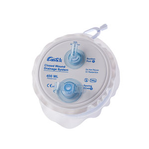 Sistem Drainase luka tertutup 3 pegas PVC medis 200ml jenis disinfektan EOS drainase luka kiruris - Product Image 2