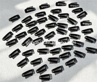 Pinces à cheveux en gros pour perruques, clips à pression à 10 dents avec dos en silicone pour extensions capillaires, 4 couleurs disponibles