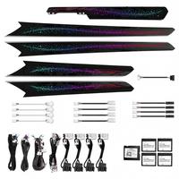 Kit d'éclairage d'ambiance pour Volkswagen VW Tiguan version Europe 2017-2023, panneau de garniture Symphony, éclairage intérieur de voiture, kit de mise à niveau