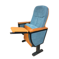 Chaise de conférence pliable avec tablette d'écriture pour salle de classe, salle de cinéma, théâtre, auditorium, sièges en rangée