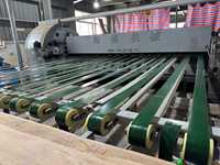 Bois bûche bois massif MDF placage demi-rond éplucheur trancheuse Machine trancheuse rotative