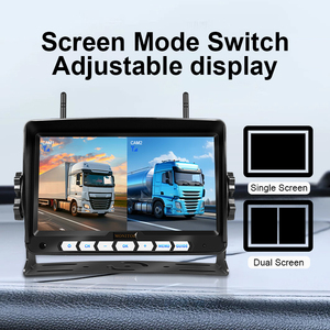Từ Tính Mạnh Mẽ 12-24V Ips 1024*600 Xe Phía Trước Phía Sau Xem Màn Hình 7 Inch 1CH 2CH Không Dây Sao Lưu Hệ Thống <span class=keywords><strong>Camera</strong></span> Cho Rv Rơ Moóc - Product Image 5