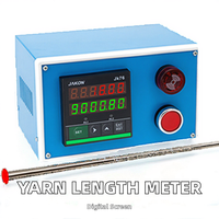 Testeur de longueur de fil numérique haute précision JK76 avec affichage LED 220V AC pour le déroulement textile