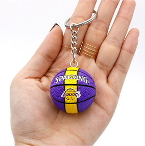 Llavero de Goma de PVC con Tema de Baloncesto al por Mayor, Excelente Regalo para Fanáticos, Herramienta y Equipo de Joyería - Product Image 5
