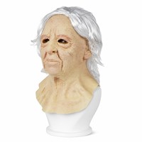 Masque de vieil homme en latex et silicone, 5 styles, masque facial réaliste avec rides, costume d'Halloween, masque intégral pour adultes