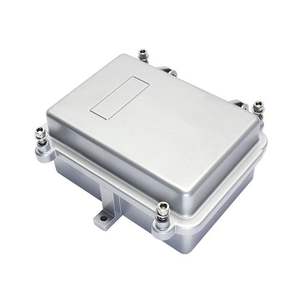 制造商防尘防水铝压铸外壳金属接线盒配带定制孔 - Product Image 5