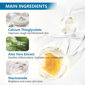 Crème pour les <span class=keywords><strong>mains</strong></span> à l'aloe vera biologique personnalisée en usine avec de la niacinamide : éclaircissante, hydratante et apaisante pour les <span class=keywords><strong>peaux</strong></span> <span class=keywords><strong>sèches</strong></span> - Product Image 2
