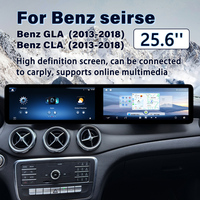 Écran de Navigation 25,6 Pouces 8 Cœurs Carplay pour Mercedes CLA C117 GLA X156 2013-2019 Autoradio Multimédia