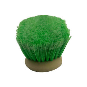 Cepillo de Acero Inoxidable de Grado Industrial con Cerdas Verdes para Lavado de Cabello y Limpieza de Ruedas de Automóviles, 75 mm, OEM KHC, Garantía de 3 Años - Product Image 3