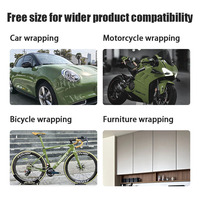 Vinilo Adhesivo para Automóviles, Color Verde Cristal, PVC, 1.52m X 18m, Venta al Por Mayor de Fábrica