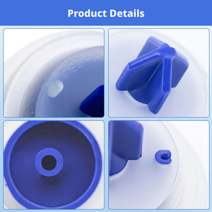 Diaphragme d'étanchéité pour vanne d'admission de toilettes compatible avec Geberit Impuls 380 360, membrane de réparation pour vanne de remplissage, pièce de rechange WC (1 pièce) - Product Image 3