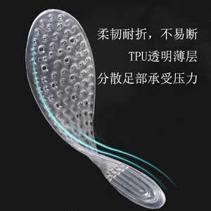 Plantillas Deportivas de Silicona Absorbentes de Impactos, Transparentes, Grosor Estándar, para Correr y Actividades al Aire Libre - Product Image 4