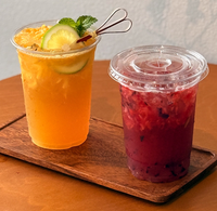 Gobelet jetable en PET transparent 9oz 12oz 16oz 20oz 24oz |   100% recyclable |   Gobelet pour boissons froides, smoothies et bières |   Impression de logo personnalisé