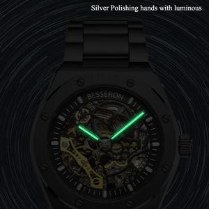Relojes Casuales para Hombre, Reloj Mecánico Chino con Movimiento Automático, Estilo Esqueleto Luminoso, Proveedor de Relojes de Pulsera para Hombre - Product Image 4
