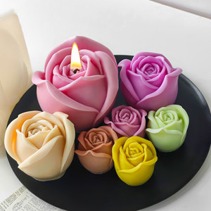 3D силиконовая форма в форме розы - Product Image 2