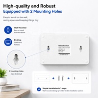 Switch Ethernet Gigabit de 8 Puertos, Carcasa de Plástico, 1000Mbps, Hub de Escritorio, DC 5V, Compatible con Personalización OEM para Empresas