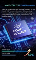 Nouvel ordinateur portable NUC 15,6 pouces d'origine, pour les professionnels, WIFI6, Intel Core I5-1240P 12e génération, Windows 11, toutes les fonctionnalités, USB-C, USB 3.2, RJ45