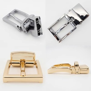 Custom Reversible Nickel Plated <b>Belt</b> <b>Buckle</b> Rotatable Zinc Alloy Single Pin <b>Buckle</b> for Double Sided Leather <b>Belts</b> Garment Use - Product Image 1