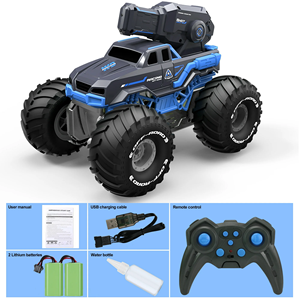 Voiture télécommandée amphibie tout-terrain 2.4GHz avec auto-amorçage Puming Shooting Water 4WD All Terrain Waterproof RC Car for Kids - Product Image 2