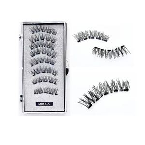 Ensemble d'extensions magnétiques 3D en vison pour le bricolage, réutilisables, en caoutchouc souple, sans colle, sans eye-liner, <span class=keywords><strong>cils</strong></span> magnétiques N35 en néodyme - Product Image 2