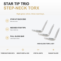 Clé Torx en L sur mesure en acier inoxydable pour l'entretien d'équipements