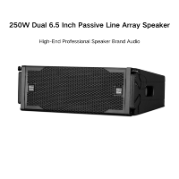 Speaker Line Array Pasif Dual 6.5 Inch Berkualitas Tinggi Cocok untuk Peralatan Suara/Amplifier/Speaker