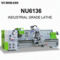 Tour à métaux horizontal robuste NUMOBAMS NU6136, tour manuel universel