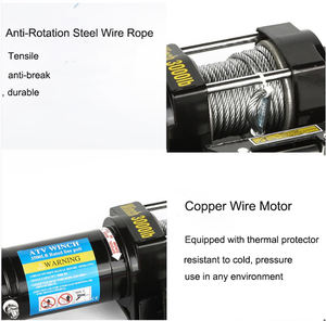 <span class=keywords><strong>Winch</strong></span> Listrik Kecepatan Tinggi <span class=keywords><strong>Mini</strong></span> Electric Hoist 3500LBS - Product Image 4