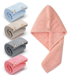 Gorro de Ducha Absorbente con Logotipo Personalizado, Gorro de Microfibra para Secar el Cabello Rápidamente, Turbante para Salón de Belleza y Spa, Toalla para el Cabello de Secado Rápido para Mujer - Product Image 4