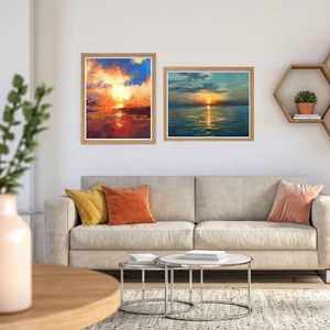 Wooden Shadow Box <b>Frame</b> Square Brown Modern Flower Display Case 3CM 5CM Deep Glass Front Wall <b>Mount</b> Decor - Product Image 6