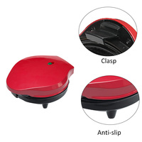 Mini fabricant de cône de gaufre personnalisable professionnel pour crème glacée électrique pratique pour la cuisson en famille à usage domestique