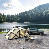 Tente de toit gonflable toutes saisons Kawagebo Kamp (KK) pour SUV avec colonne en TPU pour les voyages en famille