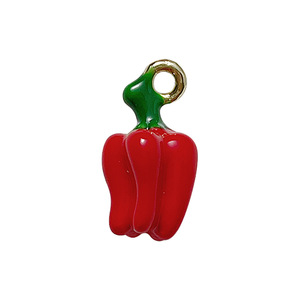 Breloques DIY pour boucles d'oreilles, colliers et chaînes de téléphone portable, pendentifs faits main en alliage en forme de fruits et légumes simulés, pendentifs de mode pour colliers - Product Image 5