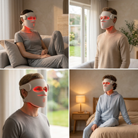 Máscara de Terapia de Luz Roja Profesional EYCO 510K para Rejuvenecimiento de la Piel Antienvejecimiento, Dispositivo de Belleza Facial LED Médico para Spa