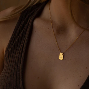 Love Is Everything collana cuore cavo Charm fede scritta a mano messaggi personalizzati inciso Pvd placcato oro Anti appannamento - Product Image 5