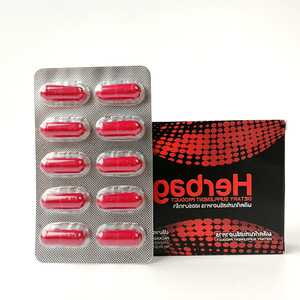 OEM/ODM Herbagra Capsules Rouges Vitalité Masculine Énergie Endurance Soutien 10 Capsules Boîte - Product Image 3