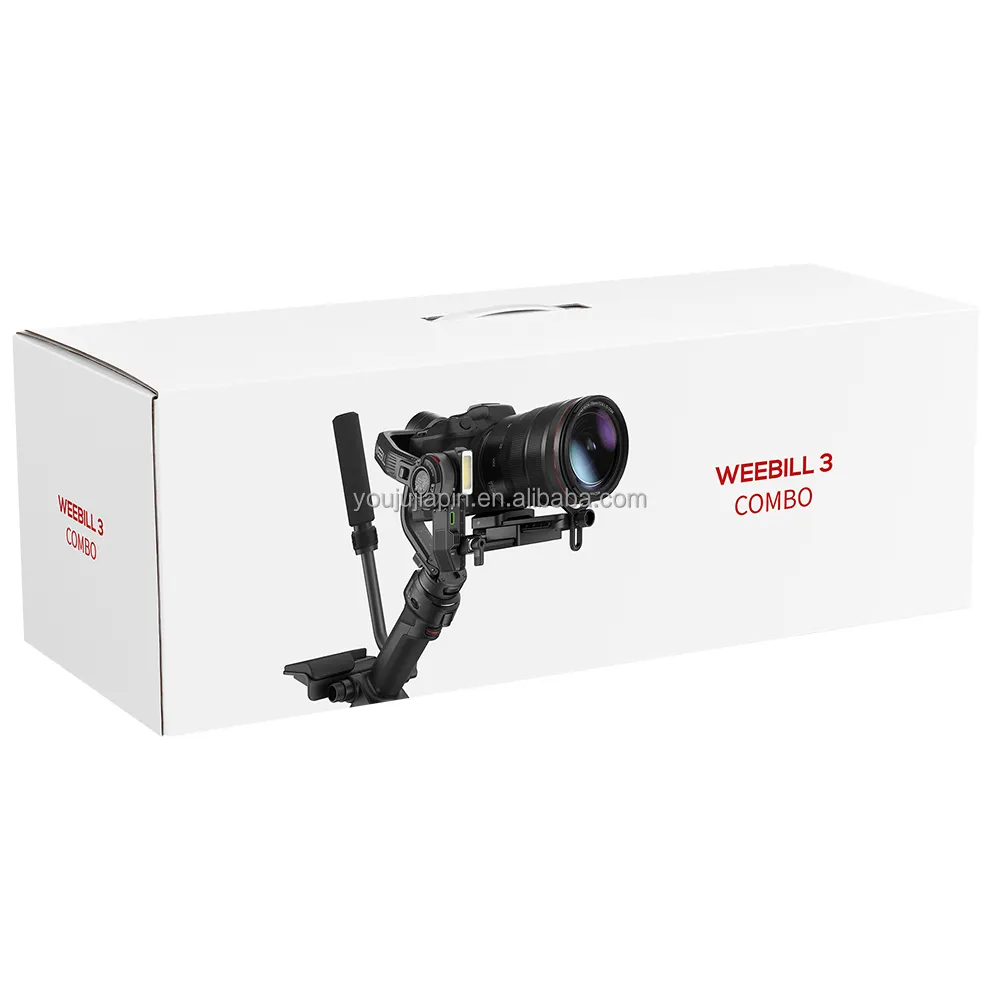 ZHIYUN WEEBILL 3 COMBO 3-Axis handheld Gimbal Stabilizer Built-in Fill Light Microphone for Ca-non So-ny Ni-kon DS-LR Cameras